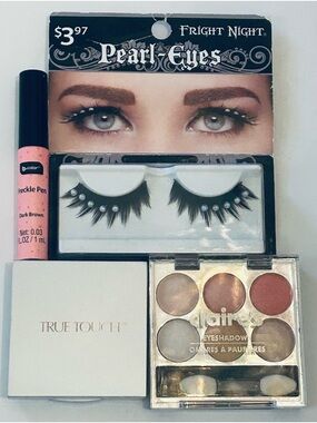 NWB & w/out: MAKEUP SET•BRANDS: CLAIRE’S, B-COLOR, TRUE TOUCH, & FRIGHT NIGHT!!!